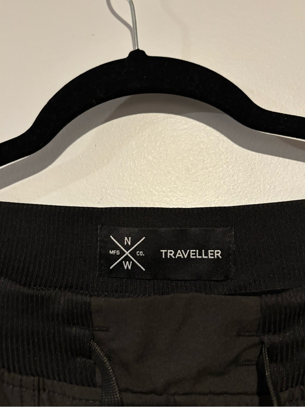 Traveller Black Drawstring Joggers
